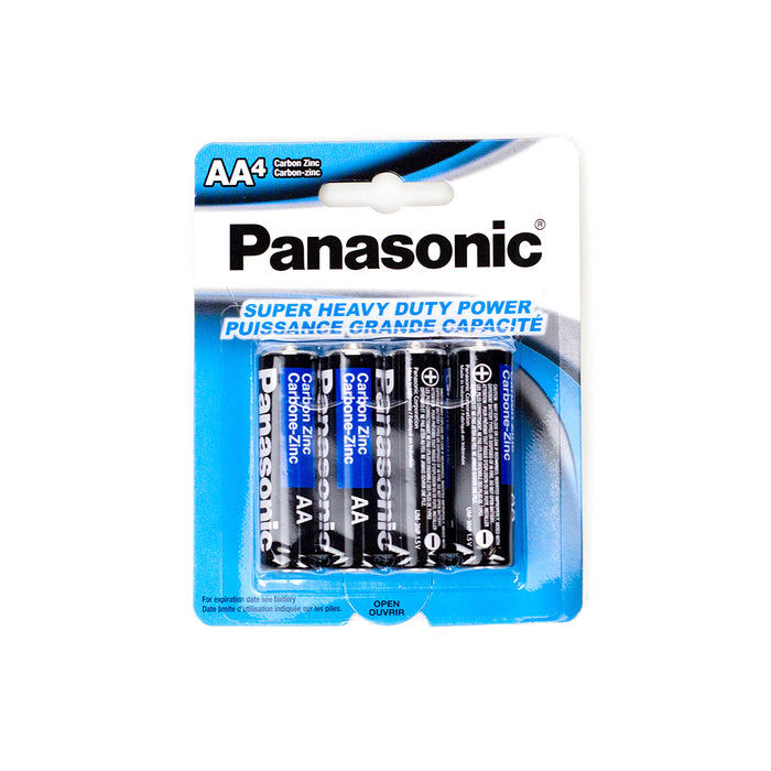 Panasonic Super Heavy duty power AA4 Batteries Box of 12