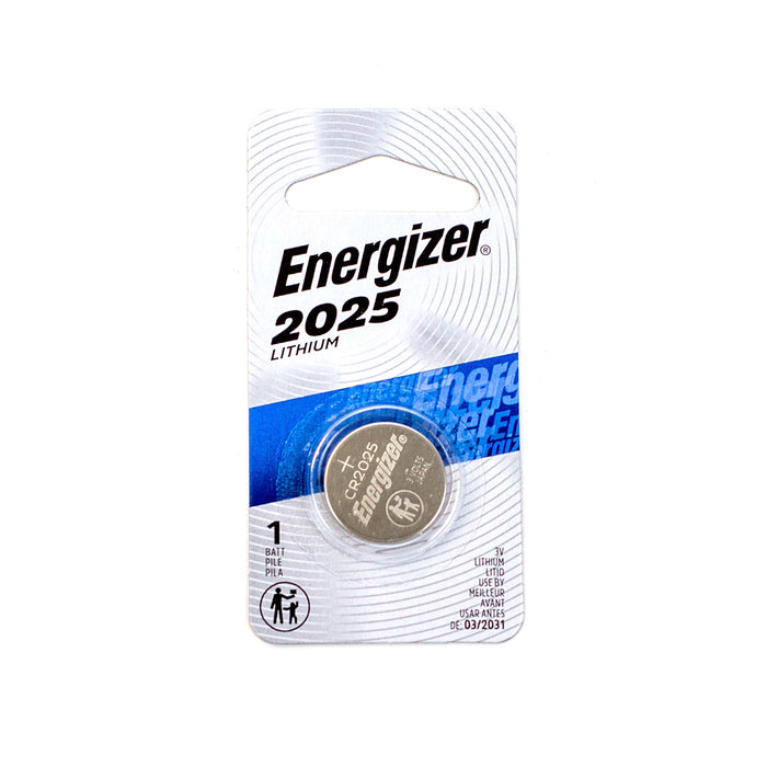 Energizer 3V 2025 Lithium Coin Battery Box of 6