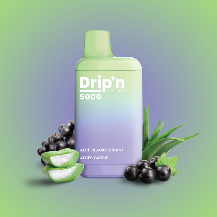 Drip'n BAR 5000 Puff Disposable Vape Box of 6 by ENVI | One Wholesale Canada