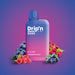 Drip'n BAR 5000 Puff Disposable Vape Box of 6 by ENVI Federal Excise Tax ONE Blue Razz