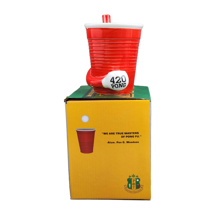 Beer pong pipe Mug Mug Pipe Roast and Toast Gifts