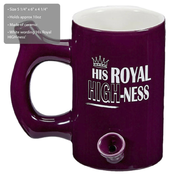 His royal high-ness large purple mug