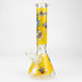 14" RM decal 7 mm glass water bong-Graphic A - One Wholesale