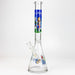 20" RM decal 7 mm glass water bong-Graphic A - One Wholesale