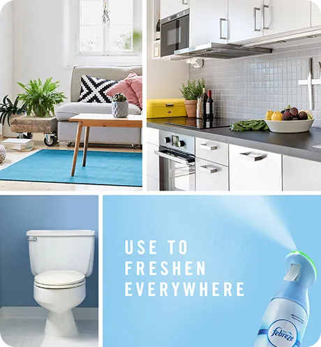 Febreze Air Refresher 250g Box of 6 Odour Eliminator Spray ONE