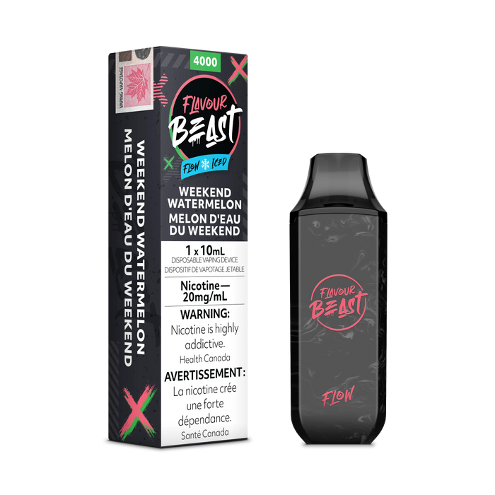 FLAVOUR BEAST FLOW ICED 4000 PUFF DISPOSABLE | One Wholesale Canada FLAVOUR BEAST FLOW ICED 4000 PUFF DISPOSABLE | One Wholesale Canada