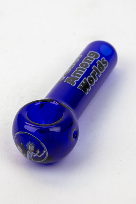 4" GLASS PIPE-Assorted [GHP002]- - One Wholesale