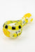 4" GLASS PIPE-BEE [GHP008]- - One Wholesale