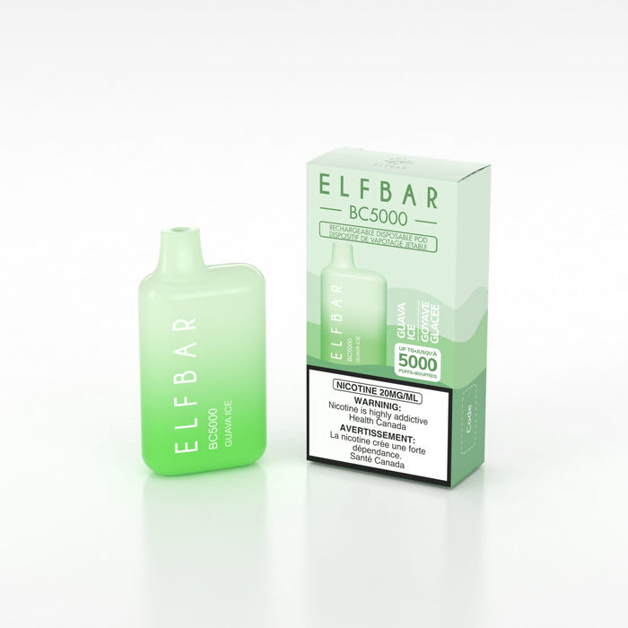 ELF BAR BC5000 Puff Disposable Vape 20 mg/mL Box of 10