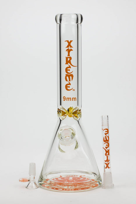 14" XTREME Glass / 9 mm / Classic Glass beaker Bong Glass Bong Canadian Distributor