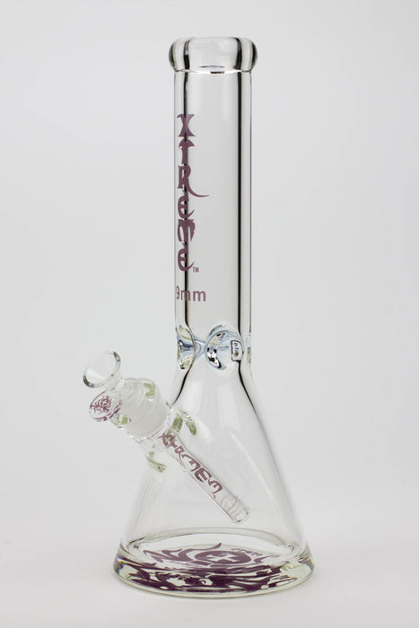 14" XTREME Glass / 9 mm / Classic Glass beaker Bong Glass Bong Canadian Distributor Purple