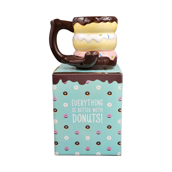 Donut mug - pipe - novelty mug Mug Pipe Roast and Toast Gifts