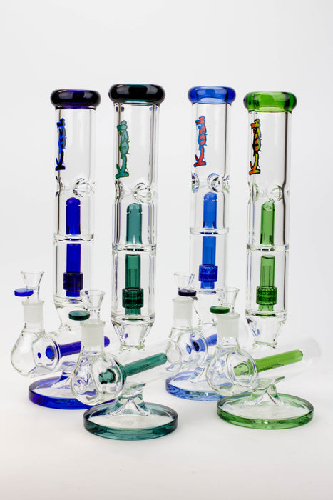 14" KUSH inline diffuser / splash guard / 7 mm / glass bong [K5003]- - One Wholesale