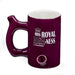 His royal high-ness large purple mug Quartz hand pipe Roast and Toast Gifts