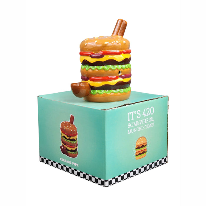 Cheese burger pipe Ceramic Roast and Toast Gifts