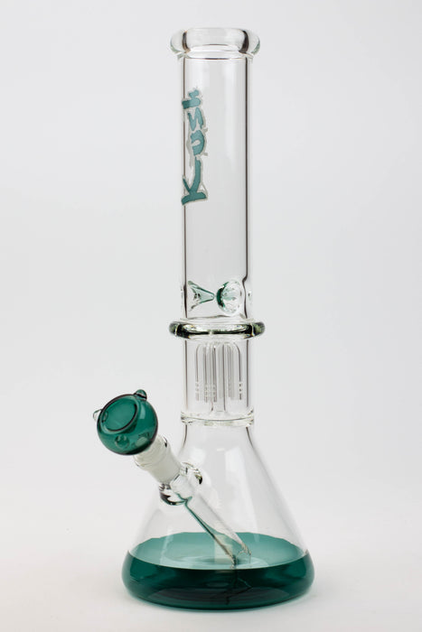 16" KUSH tree arms glass beaker bong [KR15] Glass Bong Canadian Distributor Teal