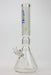 16" KUSH / 7mm / curved tube glass water bong-Blue - One Wholesale