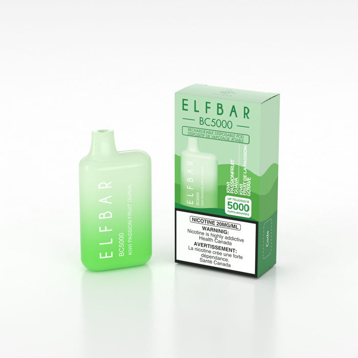 ELF BAR BC5000 Puff Disposable Vape 20 mg/mL Box of 10