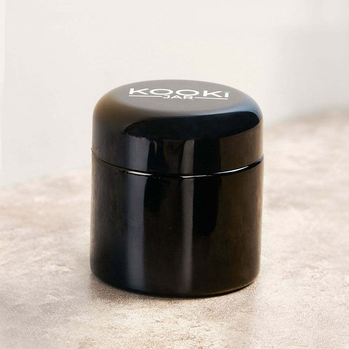The Blackout | Small UV Glass Stash Jar Jar KookiJar