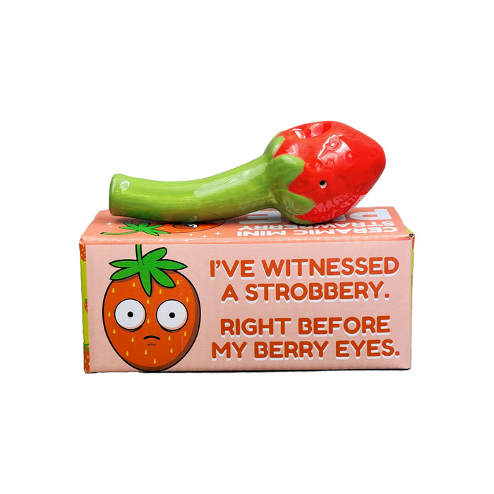 strawberry mini pipe Ceramic Pipe Roast and Toast Gifts