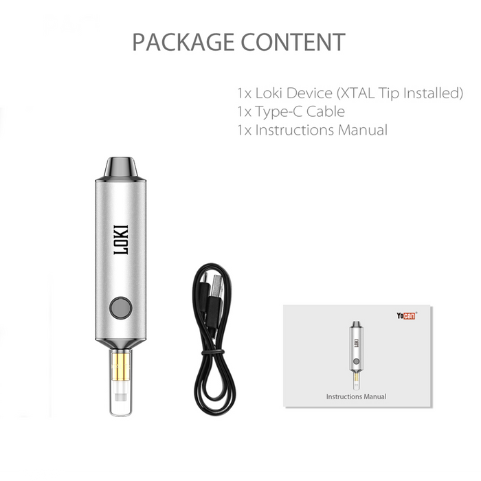 Yocan Loki concentrate vaporizer 510 Battery ONE