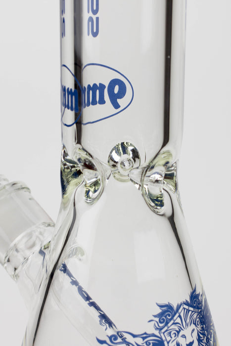 16" MGM glass / 9 mm / beaker glass water bong-Clear- - One Wholesale