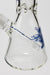16" MGM glass / 9 mm / beaker glass water bong-Clear- - One Wholesale