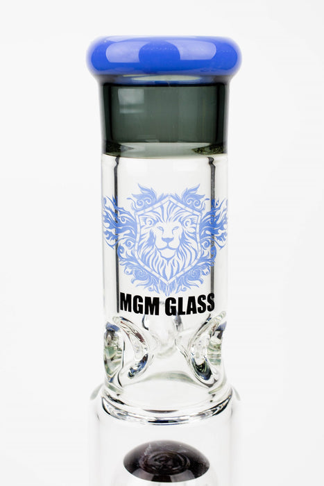 16" MGM glass / 7 mm / single tree arm glass water bong- - One Wholesale