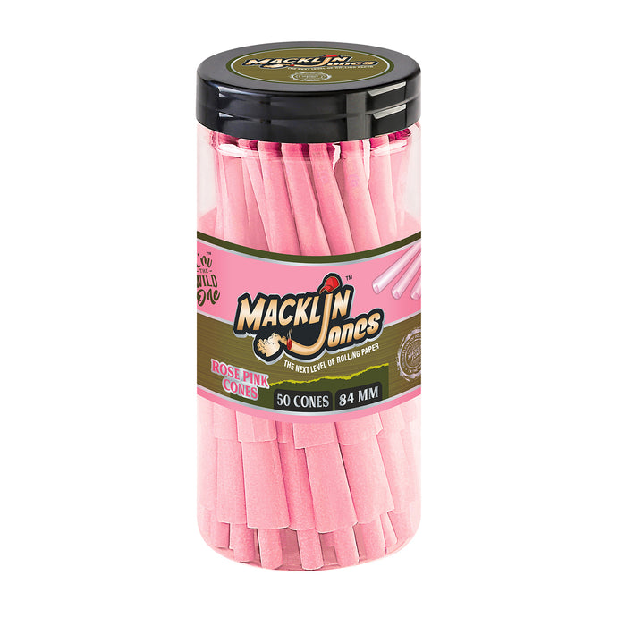 Macklin Jones - Rose Pink Pre-Rolled cone Bottle Pre-rolled Cone (Bulk / Tower) Macklin Jones 84 mm