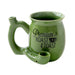 PREMIUM ROAST & TOAST PIPE MUG - GREEN WITH BLACK PRINT Quartz hand pipe Roast and Toast Gifts