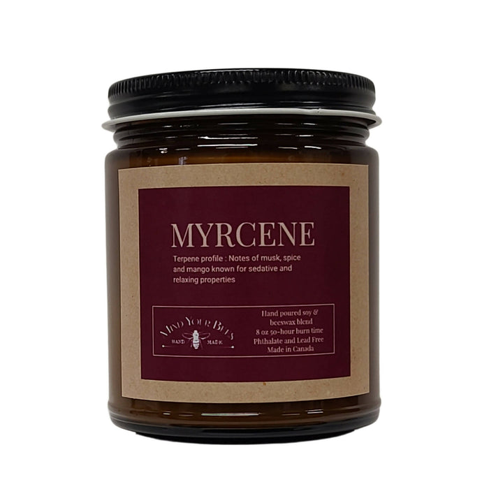 Mind Your Bees - Caryophyllene Terpene Inspired Luxury Candle Candles Mind Your Bees