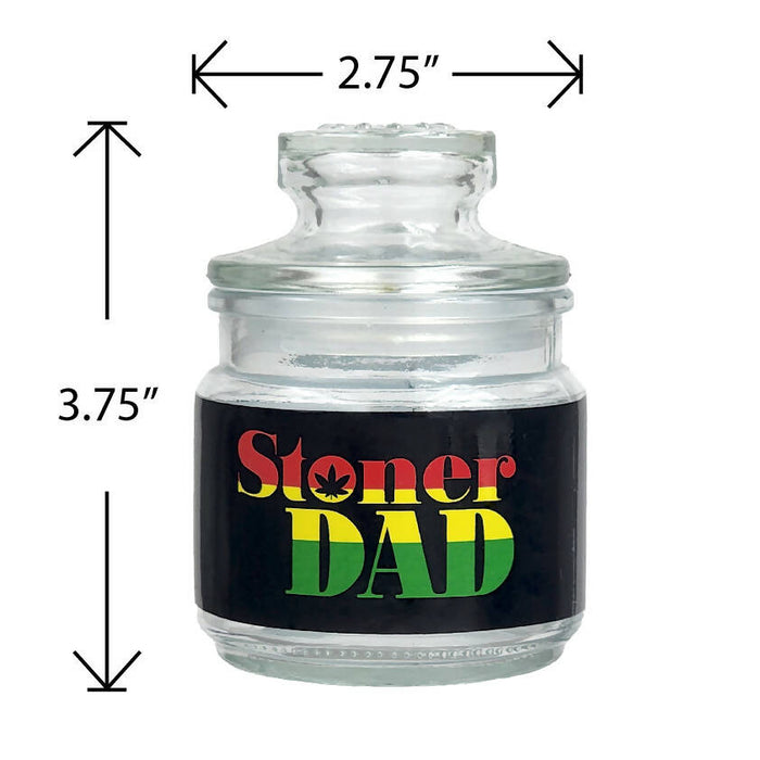 ASHTRAY AND STASH JAR SET - STONER DAD DESIGN Storage Roast and Toast Gifts