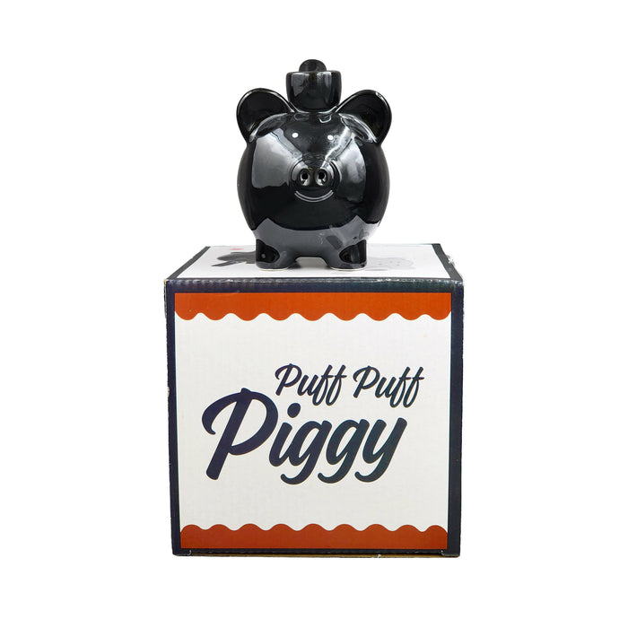 ROAST & TOAST - PIG PIPE - BLACK Ceramic Pipe Roast and Toast Gifts