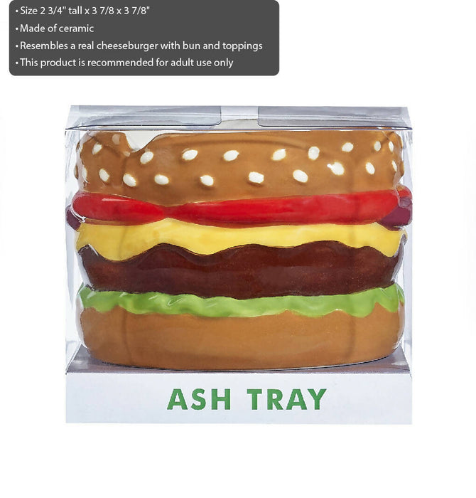 cheeseburger ashtray Ceramic Roast and Toast Gifts