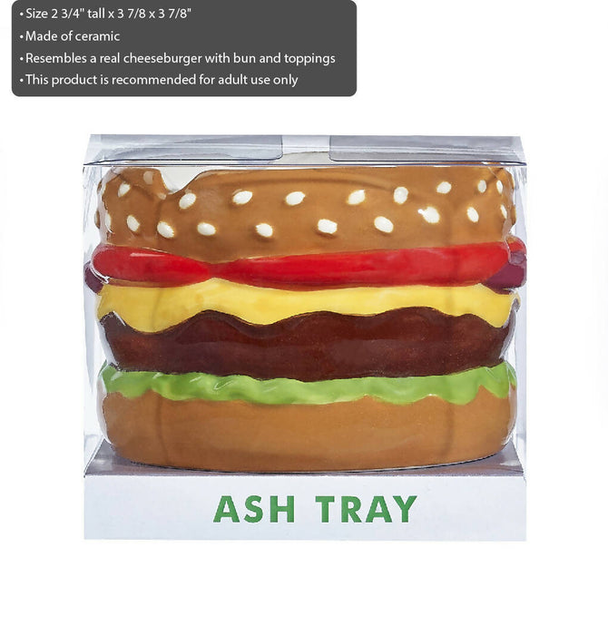 cheeseburger ashtray