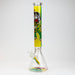 17.5" Rasta Man / 7 mm / classic beaker glass bong Glass Bong ONE Rasta-2