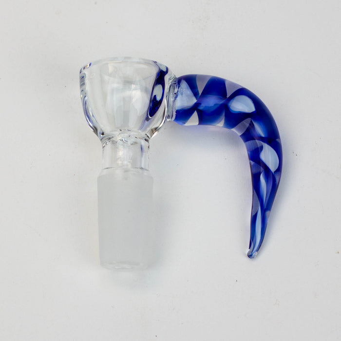 Thick bowl with horn handle Bowl · Popper ONE Blue