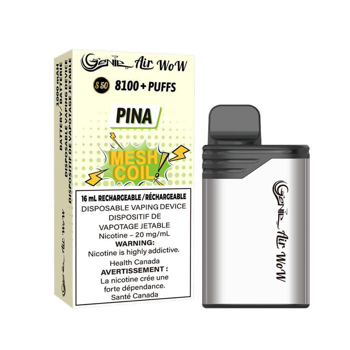 Genie Air WOW Mesh Coil 8100 Puffs disposable - S50