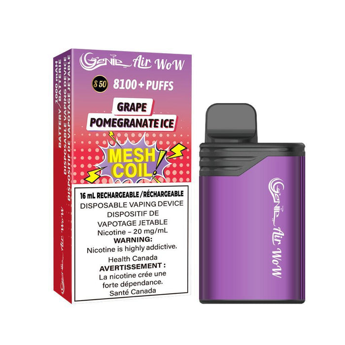 Genie Air WOW Mesh Coil 8100 Puffs disposable - S50