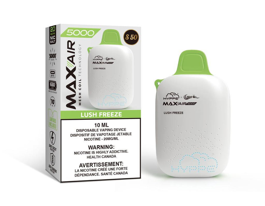 Hyppe x Genie MAX-AIR 5000 Display of 120 Starter Kit Federal Excise Tax ONE