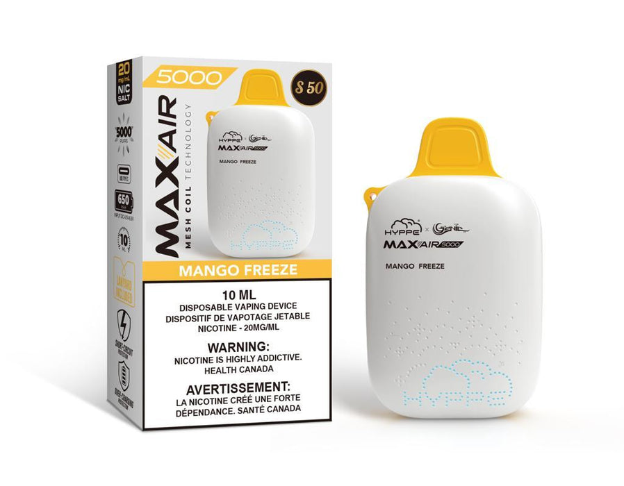 Hyppe x Genie MAX-AIR 5000 Display of 120 Starter Kit Federal Excise Tax ONE
