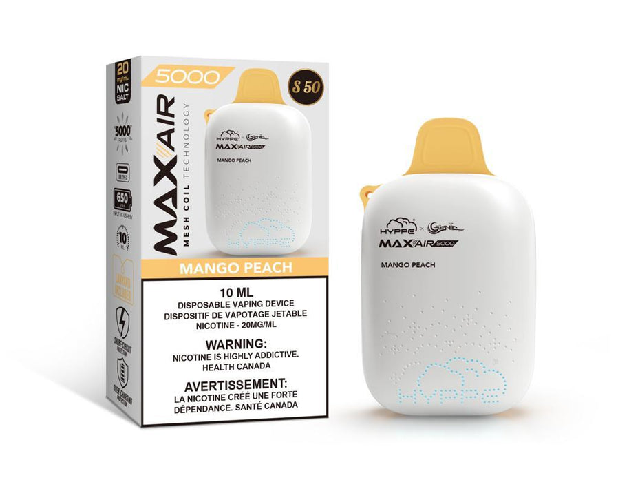 Hyppe x Genie MAX-AIR 5000 Display of 120 Starter Kit Federal Excise Tax ONE