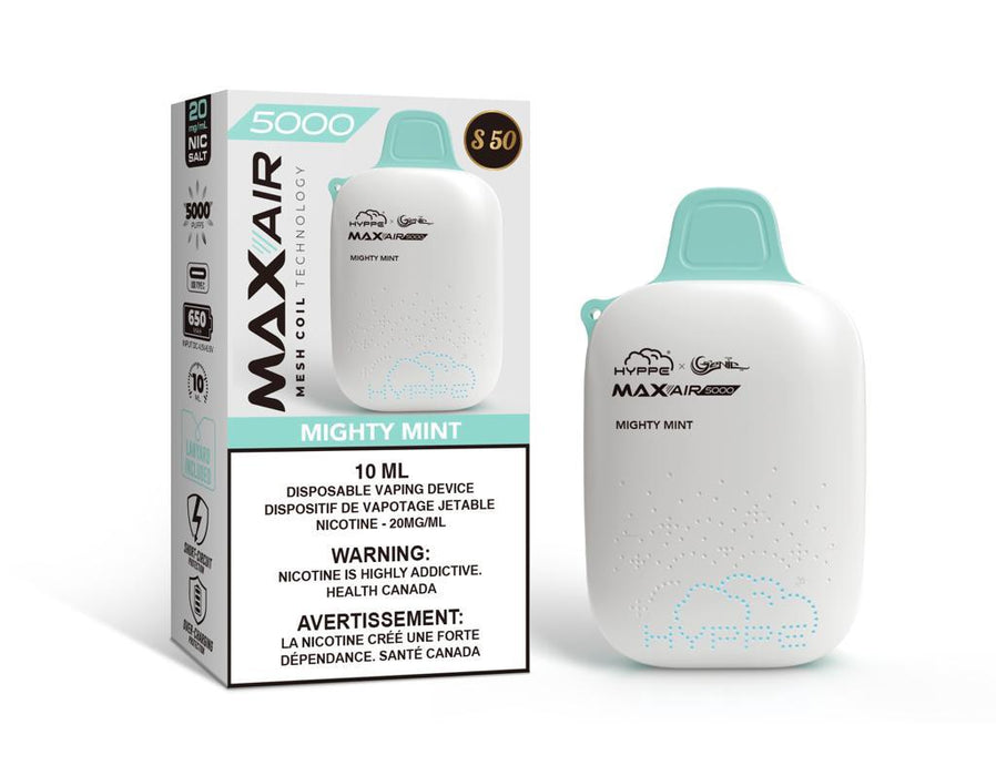 Hyppe x Genie MAX-AIR 5000 Display of 120 Starter Kit Federal Excise Tax ONE