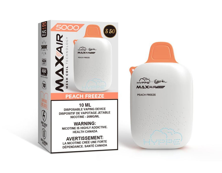 Hyppe x Genie MAX-AIR 5000 Display of 120 Starter Kit Federal Excise Tax ONE