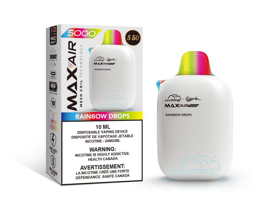 Hyppe x Genie MAX-AIR 5000 disposable Box of 10
