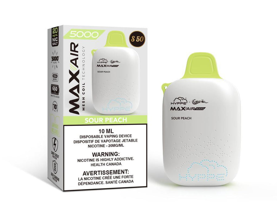 Hyppe x Genie MAX-AIR 5000 Display of 120 Starter Kit Federal Excise Tax ONE