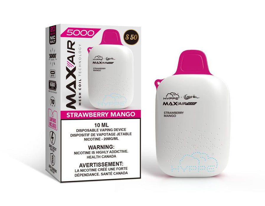 Hyppe x Genie MAX-AIR 5000 Display of 120 Starter Kit Federal Excise Tax ONE