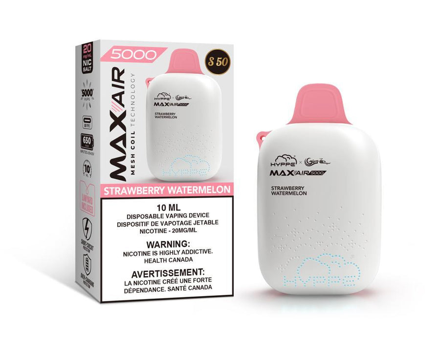 Hyppe x Genie MAX-AIR 5000 Display of 120 Starter Kit Federal Excise Tax ONE