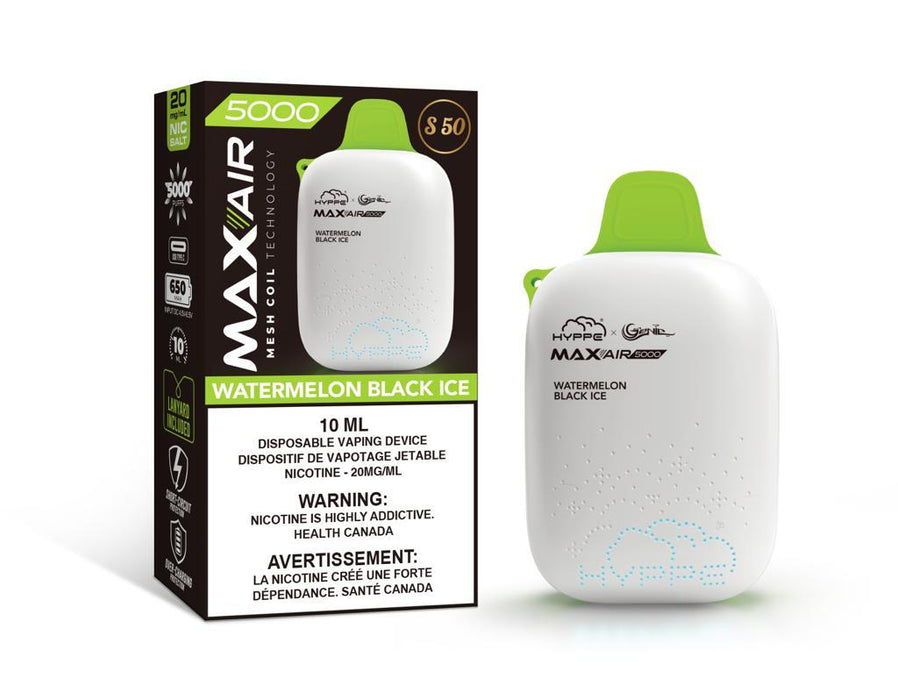 Hyppe x Genie MAX-AIR 5000 Display of 120 Starter Kit Federal Excise Tax ONE