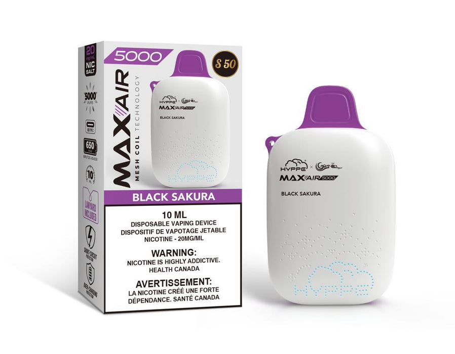 Hyppe x Genie MAX-AIR 5000 Display of 120 Starter Kit Federal Excise Tax ONE
